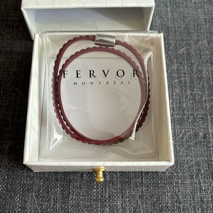 Fervor Montreal leather bracelet